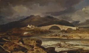 Tummel Bridge, Perthshire Oil painting by Joseph Mallord William Turner