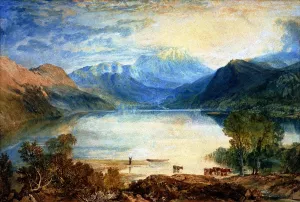 Ullswater Lake from Gowbarrow Park, Cumberland by Joseph Mallord William Turner - Oil Painting Reproduction