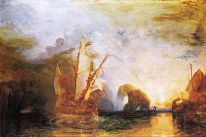 Ulysses Deriding Polyphemus - Homer's Odyssey Oil painting by Joseph Mallord William Turner