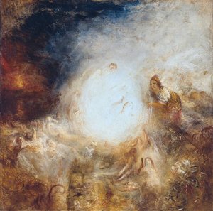 Undine Giving the Ring to Massaniello, Fisherman of Naples by Joseph Mallord William Turner Oil Painting