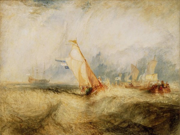 Van Tromp, Going About to Please His Masters by Joseph Mallord William Turner - Hand-Painted Oil Painting Reproduction