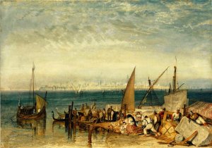 Venice from Fusina by Joseph Mallord William Turner Oil Painting