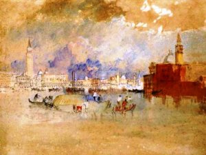 Venice from the Lagoon by Joseph Mallord William Turner Oil Painting