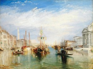 Venice, from the Porch of Madonna della Salute by Joseph Mallord William Turner Oil Painting