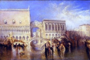 Venice, the Bridge of Sighs by Joseph Mallord William Turner Oil Painting