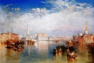 Venice, The Ducal Palace, Dogana, and Part of San Giorgio by Joseph Mallord William Turner - Oil Painting Reproduction
