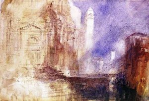 Venice, The Grand Canal by the Salute by Joseph Mallord William Turner Oil Painting