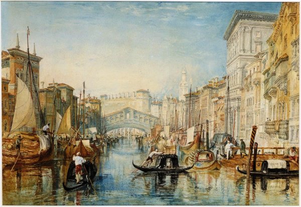 Main Product Photo of Venice: The Rialto Painting by Joseph Mallord William Turner