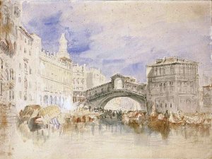 Venice, The Rialto by Joseph Mallord William Turner Oil Painting
