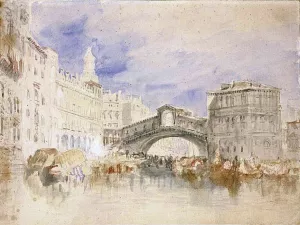 Venice, The Rialto by Joseph Mallord William Turner - Oil Painting Reproduction