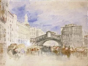 Venice, The Rialto by Joseph Mallord William Turner Oil Painting