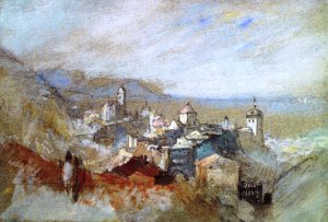 View of Bregenz by Joseph Mallord William Turner Oil Painting