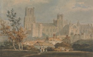 View of Ely Cathedral by Joseph Mallord William Turner Oil Painting