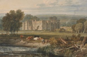 View of Hampton Court, Herefordshire, from the Southeast by Joseph Mallord William Turner Oil Painting