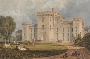 View of Hampton Court, Hertefordshire, from the Northwest by Joseph Mallord William Turner Oil Painting