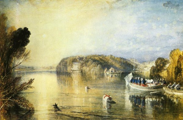 Virginia Water by Joseph Mallord William Turner - Hand-Painted Oil Painting Reproduction