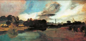 Walton Reach by Joseph Mallord William Turner - Oil Painting Reproduction
