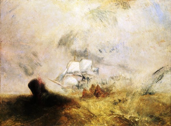 Main Product Photo of Whalers Painting by Joseph Mallord William Turner