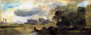 Windsor Castle from the Meadows by Joseph Mallord William Turner Oil Painting