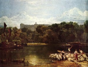 Windsor Castle from the Thames Oil painting by Joseph Mallord William Turner