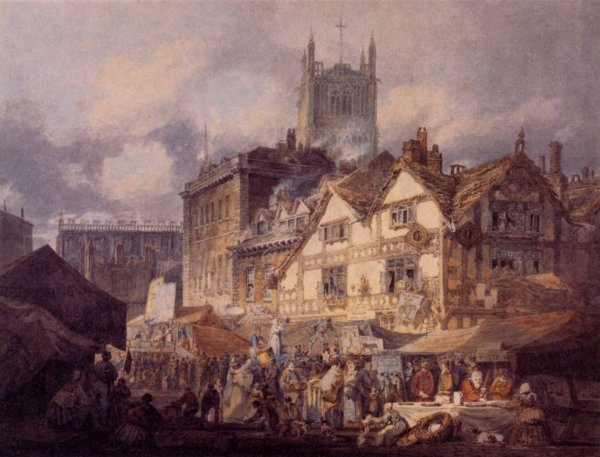 Main Product Photo of Woolverhampton, Staffordshire Painting by Joseph Mallord William Turner
