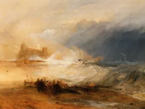 Wreckers - Coast of Northumberland by Joseph Mallord William Turner Oil Painting