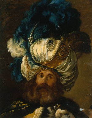 Ambassadeur du Mogol by Joseph-Marie Vien Oil Painting
