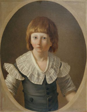 Portrait de Louis XVII by Joseph Marie Vien The Younger Oil Painting