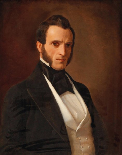 Main Product Photo of Portrait of Franz Gulich aged 37 Painting by Joseph Mathias Von Trenkwald