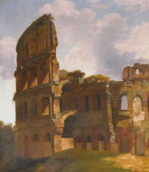 The Colosseum, Rome, before the Broken Exterior Wall Had Been Supported