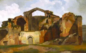The Forum, Rome by Joseph Michael Gandy Oil Painting
