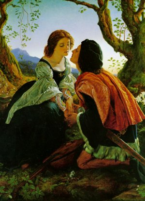 Hesperus by Joseph Noel Paton Oil Painting