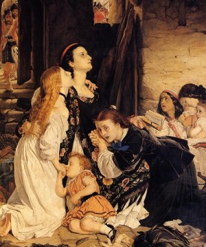 In Memoriam by Joseph Noel Paton Oil Painting