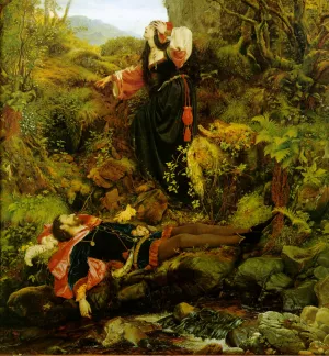The Bluidie Tryst by Joseph Noel Paton - Oil Painting Reproduction