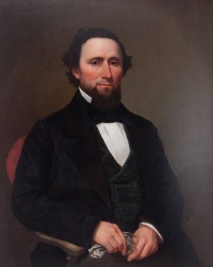 David Gibson by Joseph Oriel Eaton Oil Painting