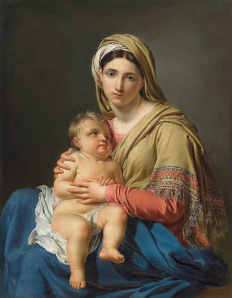 Madonna And Child by Joseph Paelinck - Hand-Painted Oil Painting Reproduction