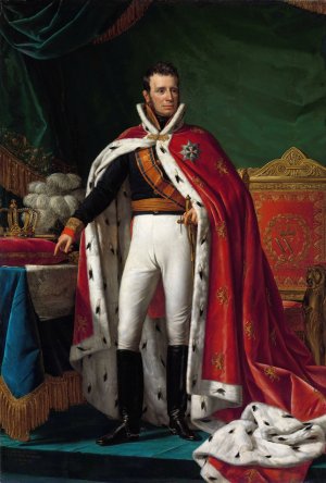 Portrait of William I,King of the Netherlands by Joseph Paelinck Oil Painting