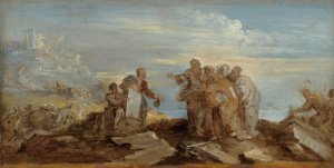 Scenes from Ancient History by Joseph Parrocel Oil Painting