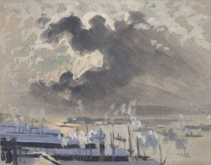 Storms Coming Up Oil painting by Joseph Pennell