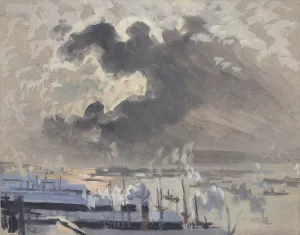 Storms Coming Up by Joseph Pennell Oil Painting
