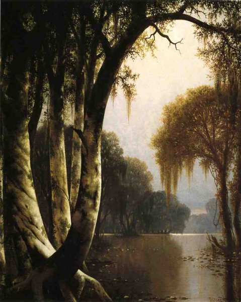 Main Product Photo of Bayou Landscape Painting by Joseph R. Meeker