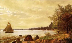 Lake Mendota, Wisconsin by Joseph R. Meeker - Oil Painting Reproduction