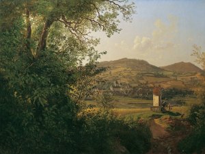 Ansicht von Poggstall by Joseph Rebell Oil Painting