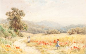 Summer by Joseph Rubens Powell Oil Painting