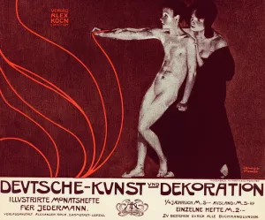 Deutsche-Kunst Und Dekoration Oil painting by Joseph Rudolf Witzel