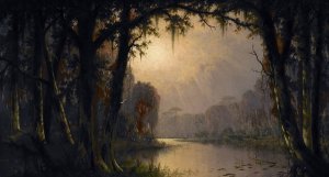 Bayou Teche, Louisiana by Joseph Rusling Meeker Oil Painting