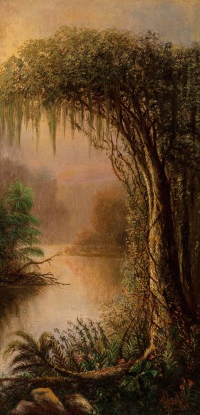 Bayou by Joseph Rusling Meeker Oil Painting