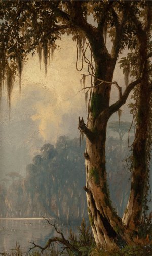 Louisiana Landscape by Joseph Rusling Meeker Oil Painting