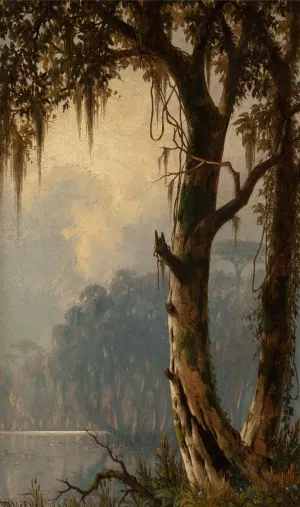 Louisiana Landscape by Joseph Rusling Meeker Oil Painting