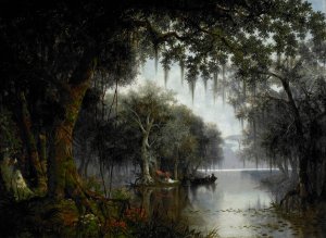 The Land of Evangeline by Joseph Rusling Meeker Oil Painting